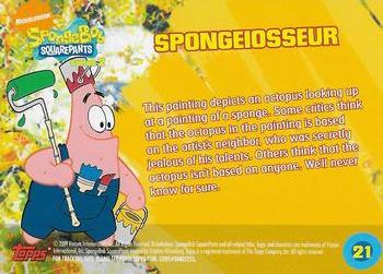 2009 Topps SpongeBob SquarePants Series 2 #21 Spongeiosseur Back