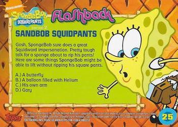 2009 Topps SpongeBob SquarePants Series 2 #25 SandBob Squidpants Back