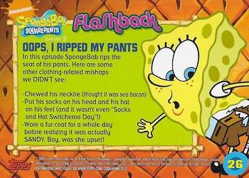 2009 Topps SpongeBob SquarePants Series 2 #26 Oops, I Ripped My Pants Back
