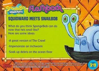2009 Topps SpongeBob SquarePants Series 2 #29 Squidward Meets SnailBob Back