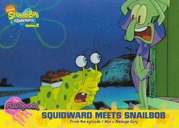 2009 Topps SpongeBob SquarePants Series 2 #29 Squidward Meets SnailBob Front