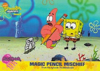 2009 Topps SpongeBob SquarePants Series 2 #31 Magic Pencil Mischief Front
