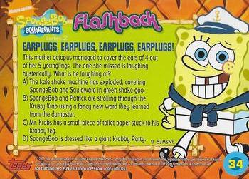 2009 Topps SpongeBob SquarePants Series 2 #34 Earplugs, Earplugs, Earplugs, Earplugs! Back