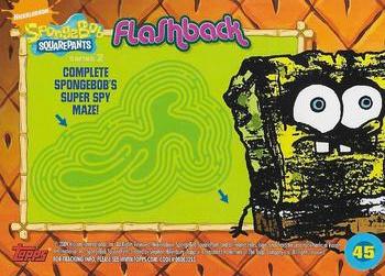 2009 Topps SpongeBob SquarePants Series 2 #45 Unscathed Back