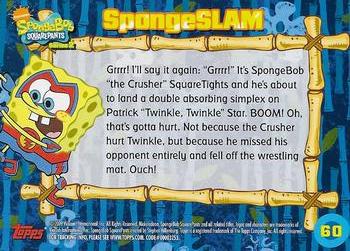 2009 Topps SpongeBob SquarePants Series 2 #60 SpongeSlam Back