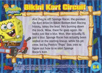 2009 Topps SpongeBob SquarePants Series 2 #64 Bikini Kart Circuit Back