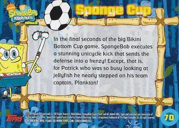 2009 Topps SpongeBob SquarePants Series 2 #70 Sponge Cup Back