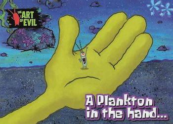 2009 Topps SpongeBob SquarePants Series 2 #73 A Plankton in the hand... Front