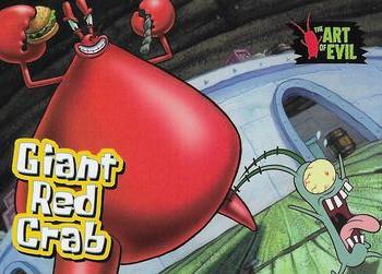 2009 Topps SpongeBob SquarePants Series 2 #79 Giant Red Crab Front