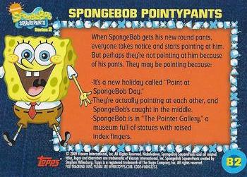 2009 Topps SpongeBob SquarePants Series 2 #82 SpongeBob PointyPants Back