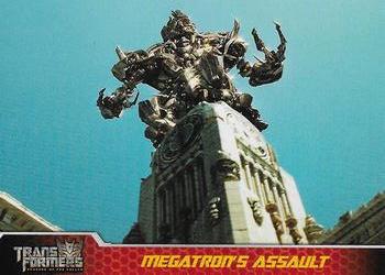 2009 Topps Transformers: Revenge of the Fallen - Movie Recap #6 Megatron's Assault Front