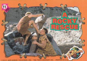 1993 Topps The Flintstones - Stickers #11 A Rocky Rescue Front