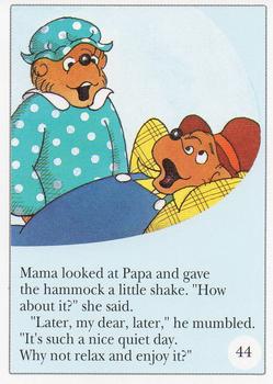 1992 Berenstain Bears #43-44 Sister Bear wasn't doing her homework / Mama looked at Papa and gave the hammo Back