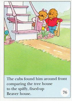 1992 Berenstain Bears #75-76 And while hard work isn't catching lik / The cubs found him around front compar Back