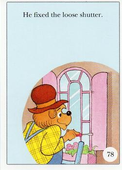 1992 Berenstain Bears #77-78 He began to do a little fixing up of h / He fixed the loose shutter. Back