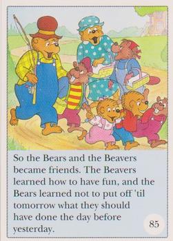 1992 Berenstain Bears #85-86 So the Bears and the Beavers became fr / Eventually, Brother Bear taught Junior Front