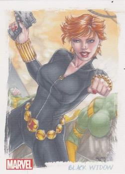 2013 Rittenhouse Women of Marvel Series 2 - Artifex #O1 Black Widow Front