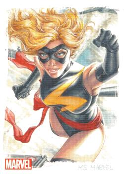 2013 Rittenhouse Women of Marvel Series 2 - Artifex #O2 Ms. Marvel Front