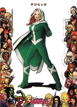 2013 Rittenhouse Women of Marvel Series 2 - Framed Cards #F9 Rogue Front