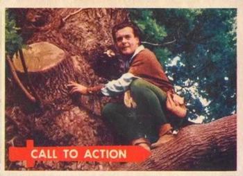 1957 Topps Robin Hood #28 Call to Action Front