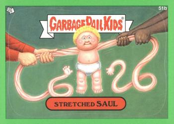 2012 Garbage Pail Kids Brand New Series - Green #51b Stretched Saul Front