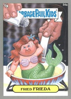 2012 Garbage Pail Kids Brand New Series - Silver #54a Fried Frieda Front