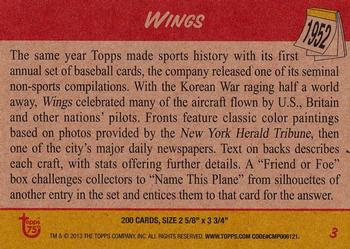2013 Topps 75th Anniversary #3 Wings Back