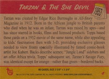 2013 Topps 75th Anniversary #4 Tarzan & The She-Devil Back