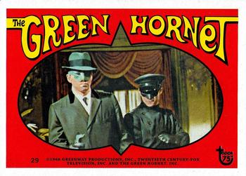 2013 Topps 75th Anniversary #40 The Green Hornet Stickers Front