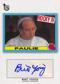 2013 Topps 75th Anniversary - Autographs #NNO Burt Young Front