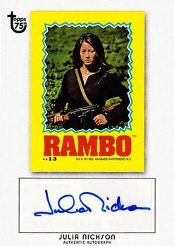2013 Topps 75th Anniversary - Autographs #NNO Julia Nickson Front