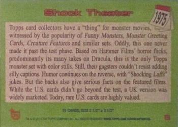 2013 Topps 75th Anniversary - Test Issues #8 Shock Theatre Back