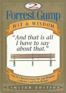 1995 Hershey Canada Forrest Gump #2 Wit & Wisdom Front