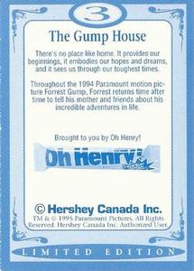 1995 Hershey Canada Forrest Gump #3 Wit & Wisdom Back