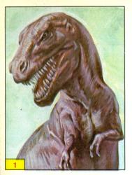 New 1986 Dinosaurs Prehistoric Animals Album Stickers Panini