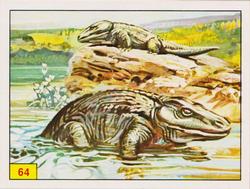 1986 Panini Dinosaurs/Prehistoric Animal Stickers #64 Eriops Front