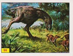 1986 Panini Dinosaurs/Prehistoric Animal Stickers #96 Diatryma Front