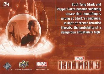 2013 Upper Deck Iron Man 3 #24 Both Tony Stark and Pepper Back