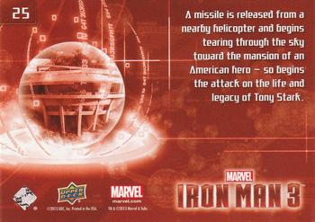 2013 Upper Deck Iron Man 3 #25 A Missile is Released Back