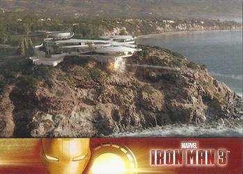2013 Upper Deck Iron Man 3 #26 Missiles Crash Into Tony Front