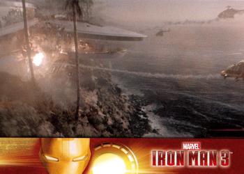 2013 Upper Deck Iron Man 3 #28 As a Missile Destroys Front