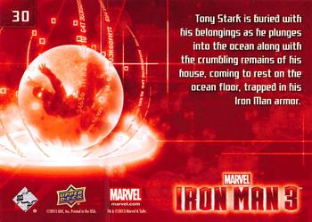 2013 Upper Deck Iron Man 3 #30 Tony Stark is Buried Back
