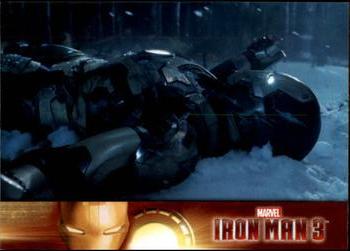 2013 Upper Deck Iron Man 3 #32 A Rough Landing in the Woods Front