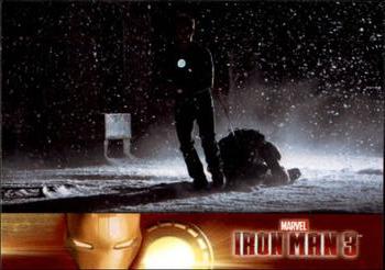 2013 Upper Deck Iron Man 3 #34 Tony Strains Against the Dead Front