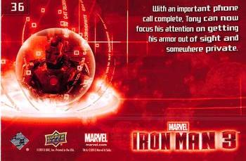 2013 Upper Deck Iron Man 3 #36 With an Important Phone Call Back