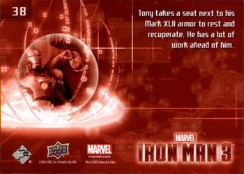 2013 Upper Deck Iron Man 3 #38 Tony Takes a Seat Back