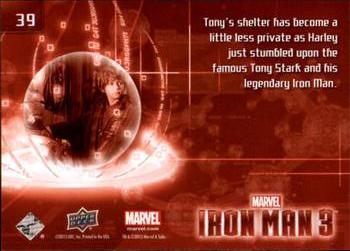 2013 Upper Deck Iron Man 3 #39 Tony's Shelter Has Become Back
