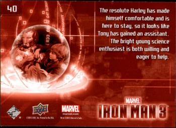 2013 Upper Deck Iron Man 3 #40 The Resolute Harley Has Made Back