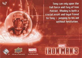2013 Upper Deck Iron Man 3 #47 Tony Can Rely Upon the Full Back