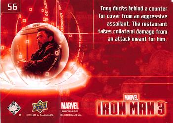 2013 Upper Deck Iron Man 3 #56 Tony Ducks Behind a Counter Back